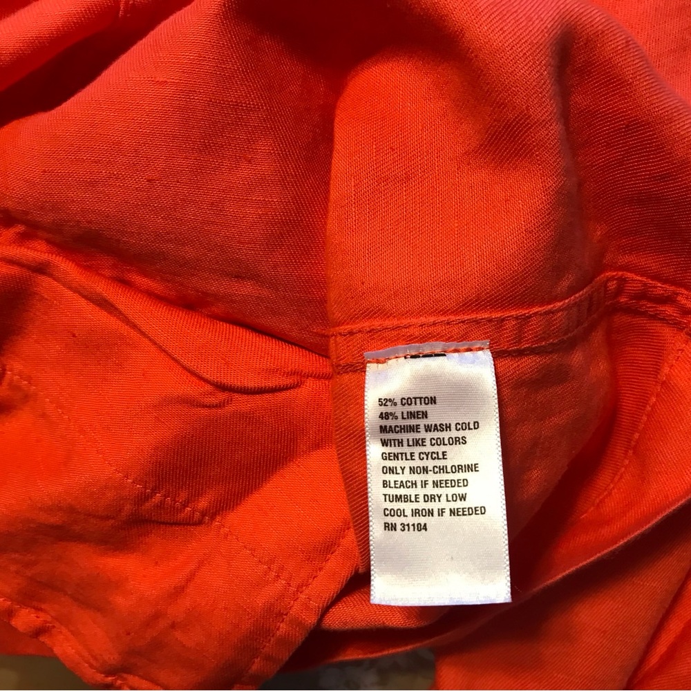 Crown & Ivy Orange Women's Jacket - Picture 7 of 7